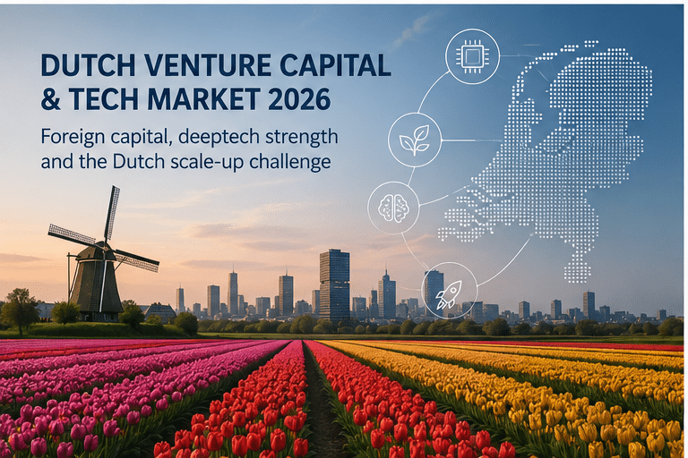 Nederlandse venture-capital- en techmarkt 2026: buitenlands kapitaal, deeptech en de Nederlandse scale-up uitdaging